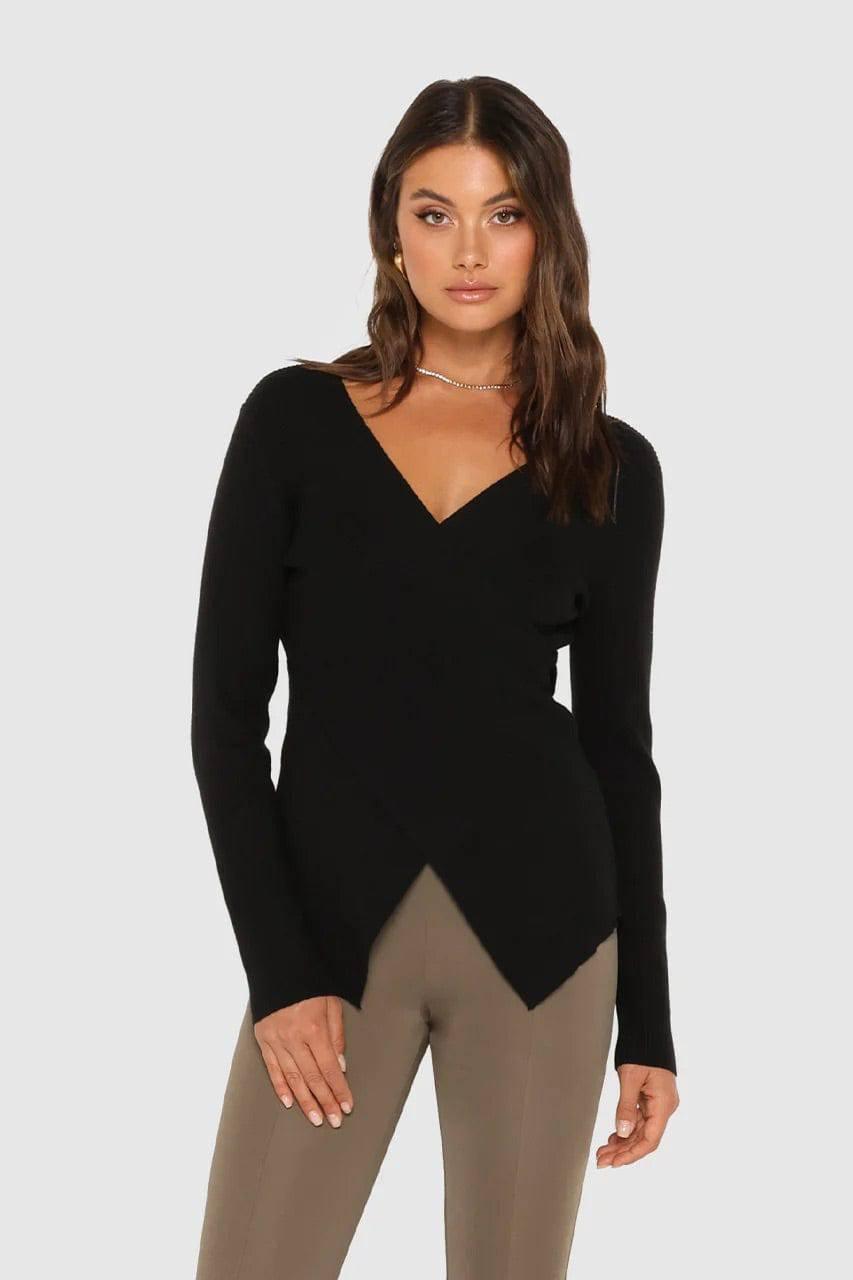 Theredthread S millefeuille knit black Other