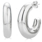 Hollow Hoop Steel Earrings