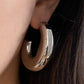 Hollow Hoop Steel Earrings