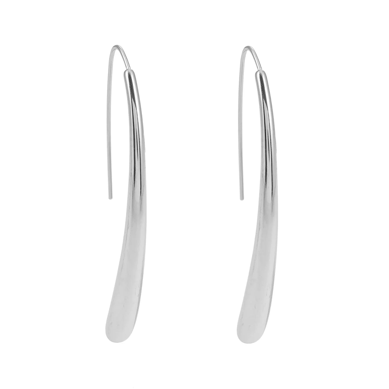 ADARA Avant-Garde Geometric Earrings White Gold