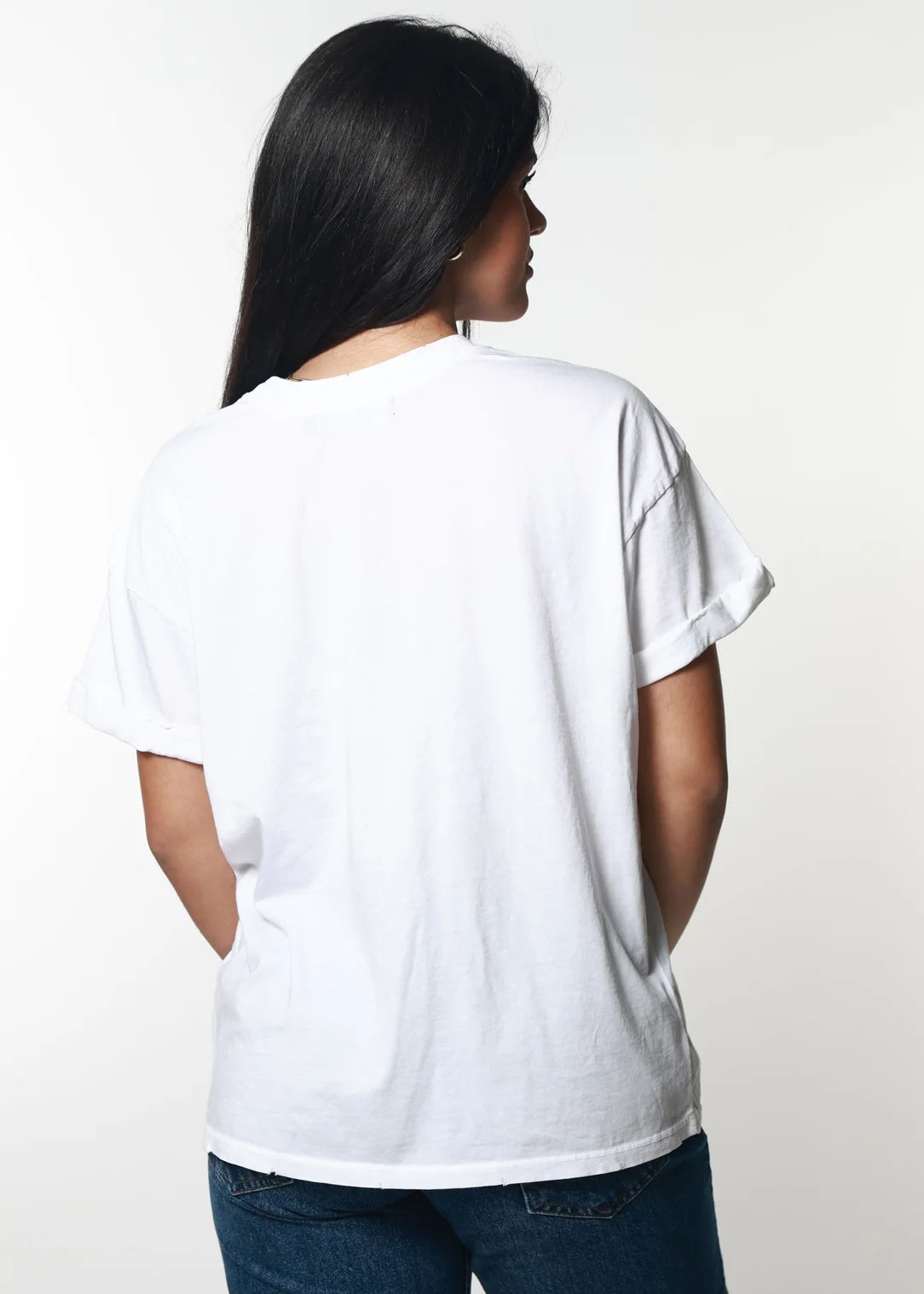 Brooklyn Parts & Labor White Boyfriend Tee