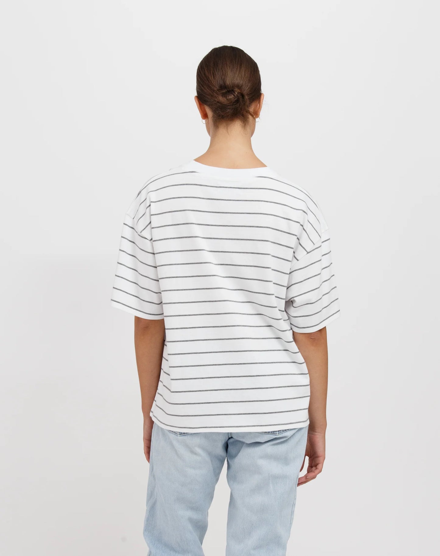 Oversized Boxy Striped Tee