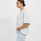 Oversized Boxy Striped Tee