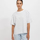 Oversized Boxy Striped Tee