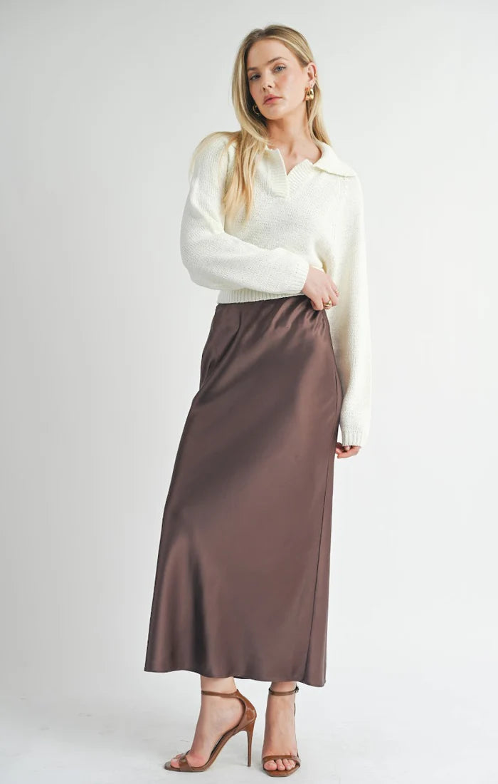 Flawless Mermaid Maxi Skirt Sage the Label