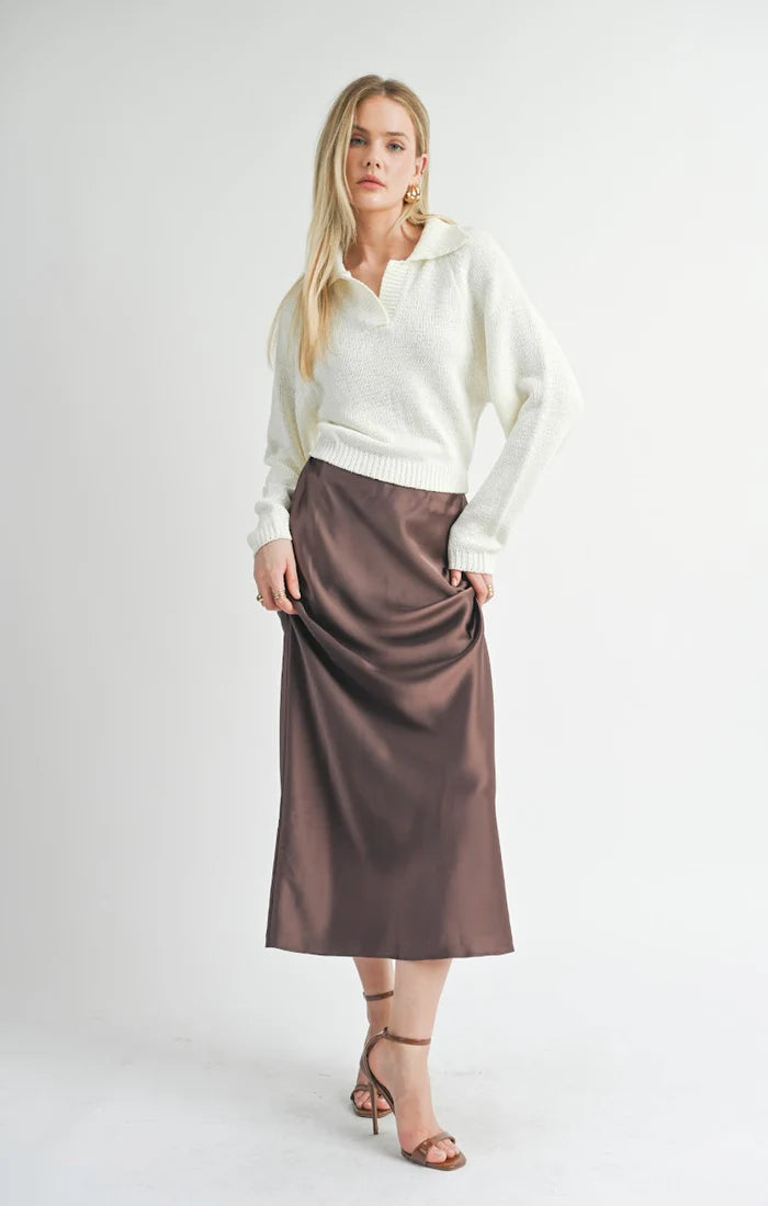 Flawless Mermaid Maxi Skirt Sage the Label