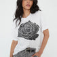 Rose Boyfriend Tee | Girl Dangerous