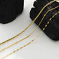 ZURI Triple Layer Mixed-Chain Necklace in Gold