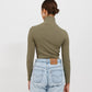 Ribbed Turtle Neck Olive | Fall Capsule Collection