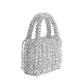 Ryan Silver Small Top Handle Bag - ResidentFashion