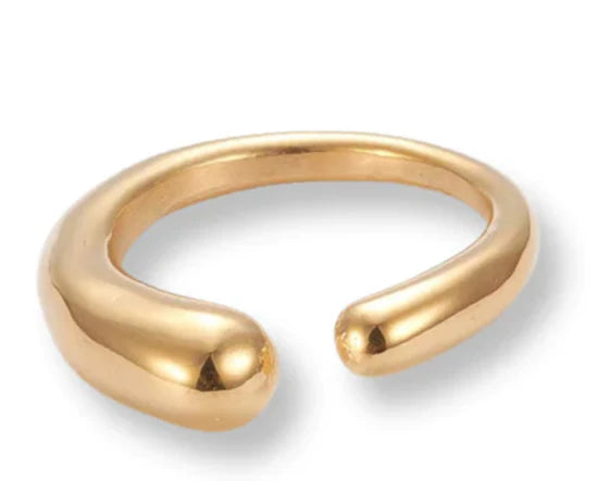 Molten Open Gold Ring