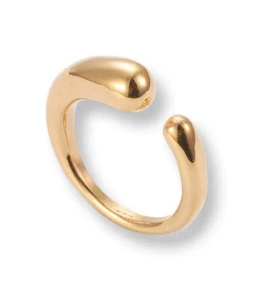 Molten Open Gold Ring