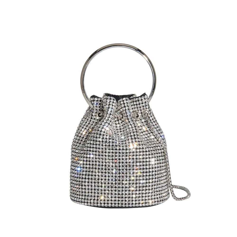 Kasee Small Crystal Top Handle Bag - ResidentFashion